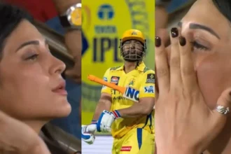 IPL 2025: चेन्नई सुपर किंग्स की हार पर रोने लगीं श्रुति हासन, वायरल हुआ वीडियो - Shruti haasan