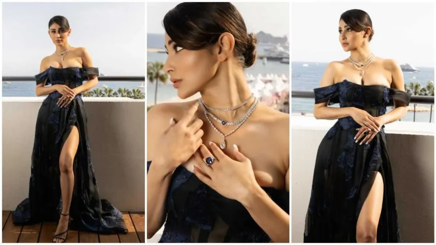 Cannes 2025: मौनी रॉय का कान्स फिल्म फेस्टिवल में ग्लैमरस जलवा, हीरों का हार, नीलम की अंगूठी और ब्लैक ड्रेस में रेड कार्पेट पर बिखेरा जादू