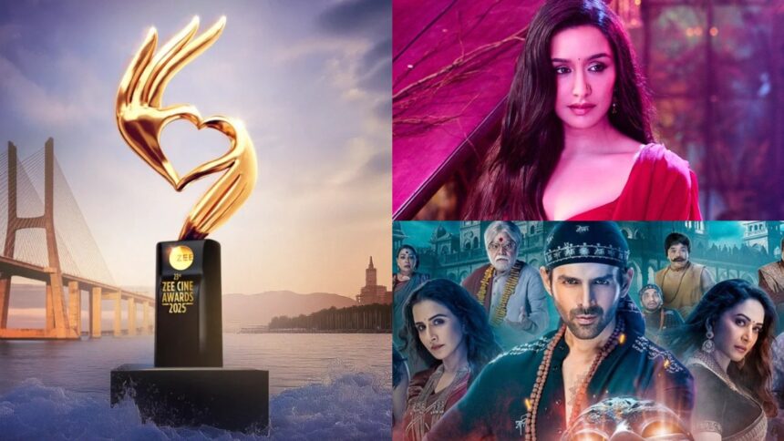 Zee Cine Awards 2025: Kartik Aaryan और Shraddha Kapoor ने जी सिने अवॉर्ड्स 2025 में बिखेरा जादू, मिला अवॉर्ड