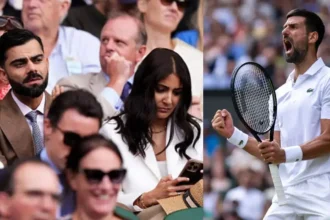 Wimbledon 2025: Djokovic का मैच देखने पहुंचे Virat-Anushka, जीत पर दी Special Reaction, Photos Viral