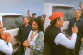 “किसी को शूद्र मत कहना…” अखिलेश यादव और अनिरुद्धाचार्य की सड़क पर तीखी नोकझोंक का VIDEO VIRAL