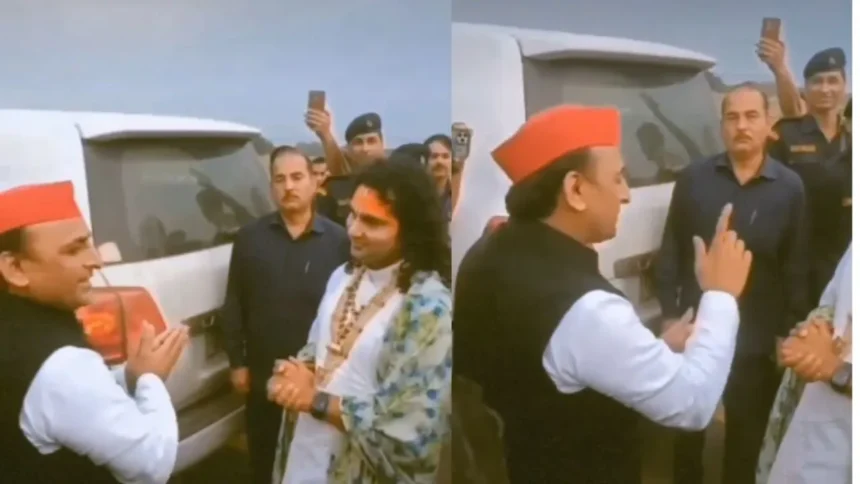 “किसी को शूद्र मत कहना…” अखिलेश यादव और अनिरुद्धाचार्य की सड़क पर तीखी नोकझोंक का VIDEO VIRAL