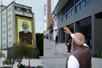 प्रधानमंत्री नरेंद्र मोदी की मालदीव यात्रा: सड़कों से लेकर रक्षा मंत्रालय तक, हर जगह दिखाई दीं पीएम मोदी की तस्वीरें