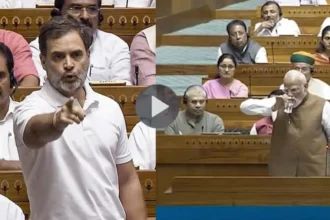 संसद में तीखी बहस के बीच दिखा दिलचस्प नज़ारा, राहुल गांधी के सवाल पर पानी पीते नजर आए प्रधानमंत्री मोदी– Video Viral