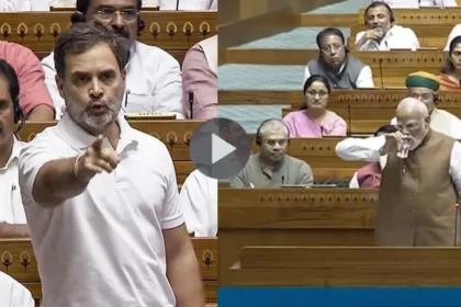 संसद में तीखी बहस के बीच दिखा दिलचस्प नज़ारा, राहुल गांधी के सवाल पर पानी पीते नजर आए प्रधानमंत्री मोदी– Video Viral