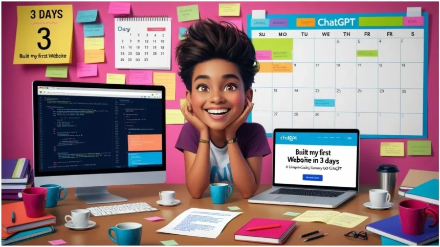 Web Development: ChatGPT की मदद से बिना कोडिंग ज्ञान के युवक ने 3 दिनों में बनाई अपनी पहली वेबसाइट