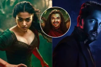 Thama : थामा फिल्म का फर्स्ट लुक जारी, रश्मिका मंदाना बनी डरावनी ताड़का, नवाजुद्दीन सिद्दीकी यक्षासन के रूप में खौफनाक