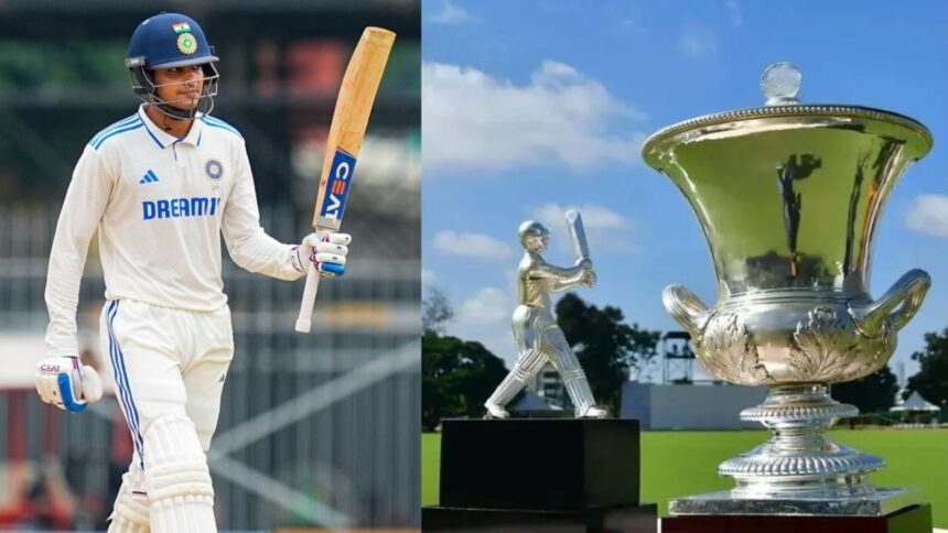 Duleep Trophy 2025 : टीम इंडिया के स्टार बल्लेबाज़ शुभमन गिल को कप्तानी का तोहफा, दलीप ट्रॉफी में संभालेंगे नॉर्थ जोन टीम की कमान