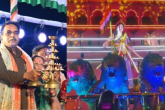 Raipur : स्वतंत्रता दिवस की 79वीं वर्षगांठ पर 101 पंडितों ने भारत माता चौक पर की भव्य आरती, विधायक राजेश मूणत हुए शामिल