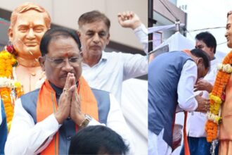 CG : अटल बिहारी वाजपेयी की पुण्यतिथि पर मुख्यमंत्री विष्णुदेव साय ने अटल चौक पर श्रद्धांजलि अर्पित की, कहा- "अटल जी की देन है छत्तीसगढ़"