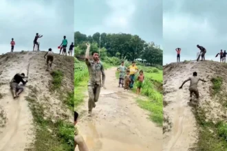 Viral Video: हंसी, रोमांच और अनोखी पिच ने जीता दिल, वीडियो सोशल मीडिया पर वायरल