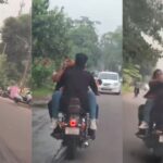 Viral Video : बाइक पर कपल का रोमांस वायरल, देखें वीडियो