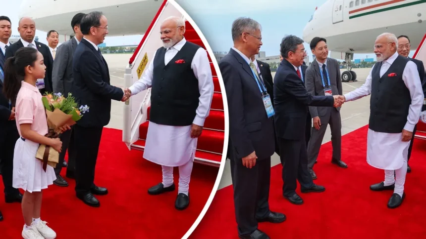 PM Modi in China : सात साल बाद चीन पहुंचे प्रधानमंत्री मोदी, तियानजिन में SCO समिट में होंगे शामिल