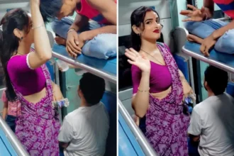 Viral Video : ट्रेन में पैसे मांगती किन्नर की खूबसूरती ने जीता दिल, 6 करोड़ लोगों ने देखा वीडियो