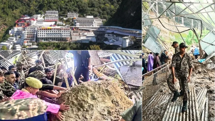 Jammu Landslide: वैष्णो देवी मार्ग पर भूस्खलन, 5 श्रद्धालुओं की मौत, 14 घायल, रेस्क्यू जारी