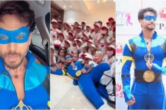 Tiger Shroff ने 'A Flying Jatt' के Superhero अवतार में बच्चों को दिया Surprises