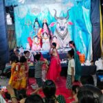 छत्तीसगढ़ी नृत्य और संस्कृति के रंगों से सजा आजाद क्लब का श्री गणेश उत्सव महापर्व