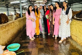 Raipur : रोटरी क्लब ऑफ रायपुर एलिगेंस ने किया गौसेवा, दिया संवेदनशीलता का संदेश