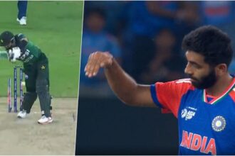 Jasprit Bumrah : बुमराह ने गिराया ‘पाकिस्तानी फाइटर जेट’, हारिस रऊफ को बोल्ड कर दिलायी ऑपरेशन सिंदूर की याद - VIRAL VIDEO