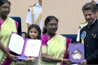 71st National Film Awards: Shah Rukh Khan को मिला First National Award, लेकिन असली Star बनी मासूम बच्ची Trisha Thosar