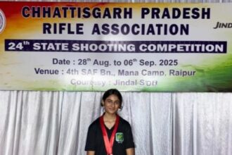 Raipur : भाई के बाद बहन ने भी मारी बाजी, शिफा ख्वाजा ने राज्य शूटिंग प्रतियोगिता में जीते दो गोल्ड मेडल