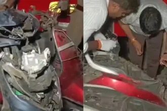 Kanpur Blast: कानपुर में सड़क किनारे स्कूटरों में धमाका, 8 लोग घायल, देखें VIDEO