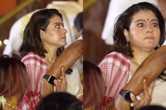 Kajol Video: दुर्गा पंडाल में अचानक एक शख्स ने काजोल को खींचा, फिर क्या हुआ, देखें Viral Video