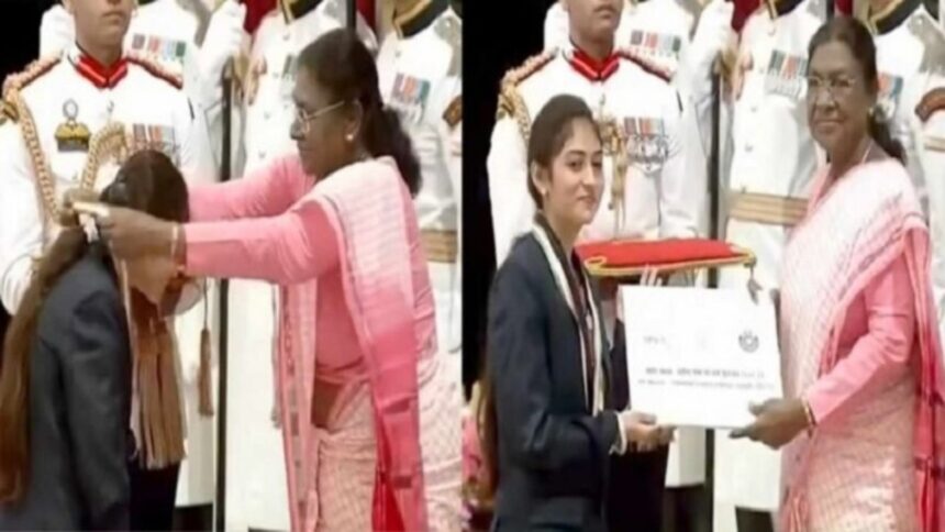 National NSS Award: छत्तीसगढ़ की लखनी साहू को राष्‍ट्रपति के हाथों मिला MY Bharat NSS राष्ट्रीय पुरस्कार