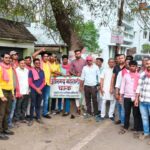 Raipur : राजधानी रायपुर मे छत्तीसगढ़ महतारी के मूर्ति तोड़े जाने पर भारी आक्रोश