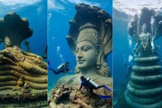 Viral News : इंडोनेशिया में समुद्र से भगवान विष्णु की प्राचीन मूर्ति मिलने का दावा, जानें Viral Video की सच्चाई