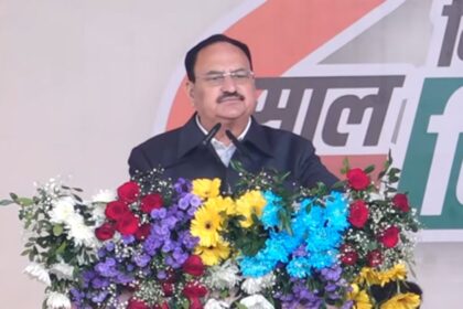 CG : जनादेश परब में केंद्रीय स्वास्थ्य मंत्री जे.पी. नड्डा ने छत्तीसगढ़ में आमसभा को किया संबोधित, कहा- हमने दो साल में सभी वादे पूरे किए