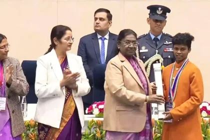 CG : कोंडागांव की योगिता मंडावी को मिला प्रधानमंत्री राष्ट्रीय बाल पुरस्कार, राष्ट्रपति ने किया सम्मानित, जूडो में बनाई राष्ट्रीय पहचान