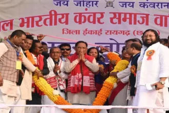 कंवर समाज के सम्मेलन में शामिल हुए सीएम साय, बोईरदादर में 30 लाख का सामुदायिक भवन लोकार्पित, आदिवासी उत्थान पर दिया जोर