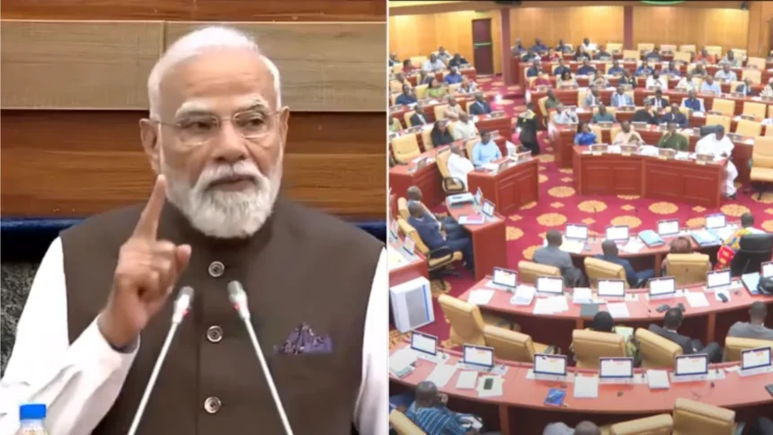 PM Modi Ethiopia Visit: इथियोपिया में पीएम मोदी ने संसद को संबोधित किया, बोले- 140 करोड़ भारतीयों के दोस्ती का संदेश लाया हूं