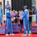 Vadodara के BCA स्टेडियम में Rohit और Virat को अनोखे अंदाज में किया गया सम्मान, अलमारी से बाहर निकलकर फैंस को किया हैरान - VIDEO