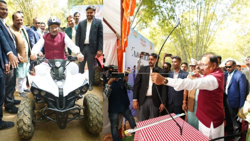 CG :  मुख्यमंत्री विष्णुदेव साय ने 4 नए एडवेंचर स्पोर्ट्स का किया शुभारंभ, कहा- पर्यटन और एडवेंचर स्पोर्ट्स से युवाओं को मिल रहे रोजगार के अवसर