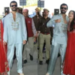 शादी के बाद Rashmika-Vijay की First Public Appearance, Udaipur Airport पर हाथों में हाथ डाले नजर आए Newly Wed Couple