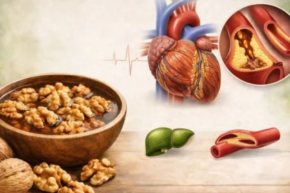 Heart Health Tips : अखरोट खाएं, दिल की नसों को क्लीन करें और कोलेस्ट्रॉल को कम करें