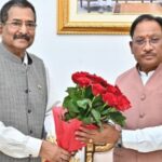 CG : मुख्यमंत्री विष्णु देव साय से छत्तीसगढ़ राज्य पुलिस जवाबदेही प्राधिकरण के नव पदस्थ सदस्य राजीव श्रीवास्तव ने की सौजन्य भेंट