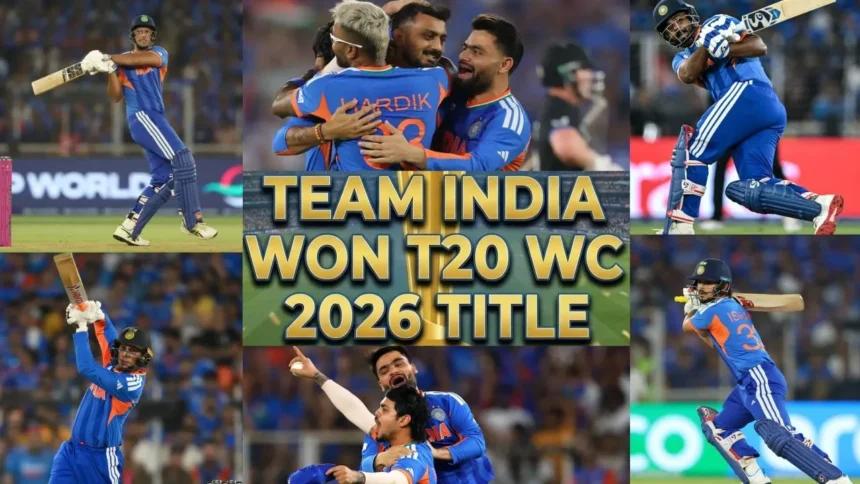 IND vs NZ T20 WC Final 2026: भारत ने रचा इतिहास, न्यूजीलैंड को 96 रन से हराकर तीसरी बार जीता टी20 वर्ल्ड कप 2026 का खिताब
