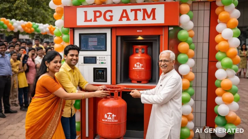 देश में पहला LPG ATM शुरू: खाली सिलेंडर लाओ, मिनटों में भरा हुआ ले जाओ, 24×7 सुविधा से लाइनों का झंझट खत्म