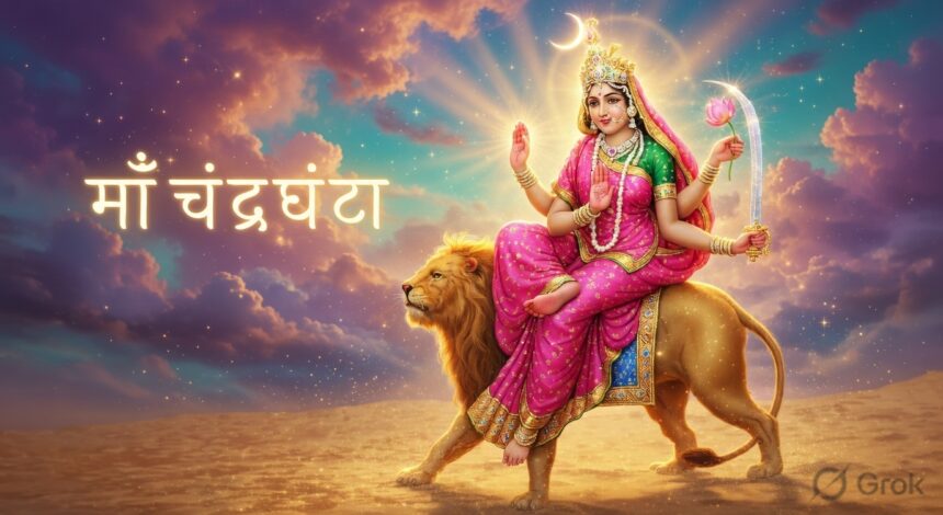 Chaitra Navratri : चैत्र नवरात्र के तीसरे दिन होती है मां चंद्रघंटा की पूजा-अर्चना, जानिए प्रिय भोग, व्रत कथा और जाप का महत्व