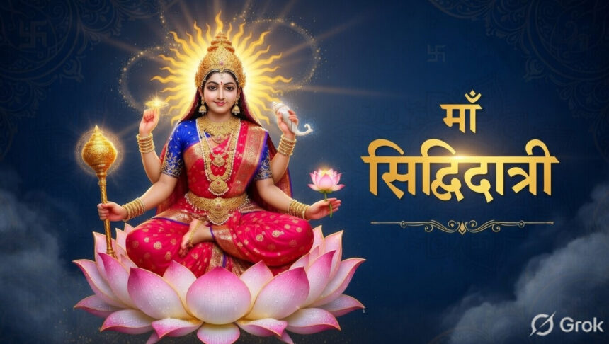 Chaitra Navratri : चैत्र नवरात्रि की महानवमी को करें मां सिद्धिदात्री की पूजा, जानिए शुभ मुहूर्त, विधि, मंत्र, आरती और भोग