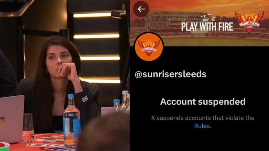 Pakistani Player को शामिल करके बुरी तरह फंसीं Kavya Maran, Sunrisers Leeds का x Account हुआ Suspended