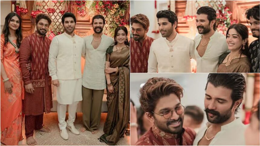 Allu Sirish की Wedding की रस्में शुरू, Nayanika Reddy संग लेंगे सात फेरे, न्यूलीवेड Rashmika-Vijay ने लूटी महफिल
