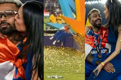 T20 World Cup 2026 जीतने के बाद Mahika Sharma के साथ स्टेज पर लेट गए Hardik Pandya, रोमांटिक पल का Video Viral