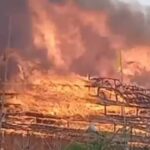 Ayodhya में महायज्ञ स्थल पर भीषण आग: पंडाल धू-धू कर जला, फायर ब्रिगेड की 6 गाड़ियां पहुंचीं