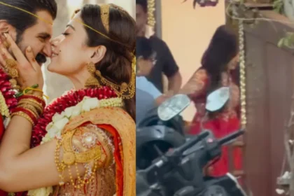 ससुराल में यूं हुआ ग्रैंड वेलकम, Rashmika Mandanna पहुंचीं Vijay Deverakonda के घर, गृह प्रवेश का Video Viral