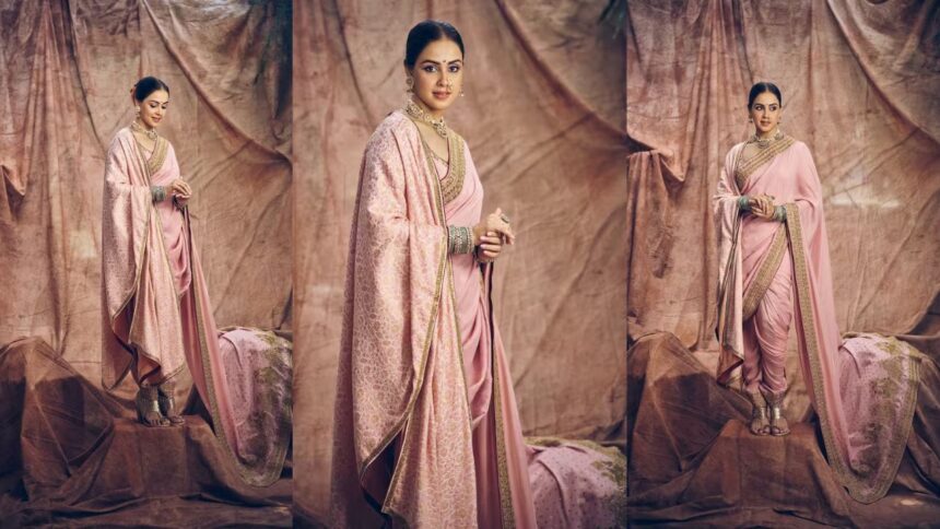 Raja Shivaji के Trailer launch में छाईं Genelia D'Souza, नौवारी साड़ी में दिखा शानदार Marathi Look