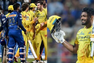 IPL 2026 : वानखेड़े में CSK का इतिहास, Sanju Samson का नाबाद शतक और Akeal Hossain के 4 विकेट से MI को 103 रन से रौंदा